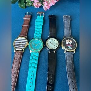 ✨NEW Misc Aeropostale others Set of 4 Stylish Watches